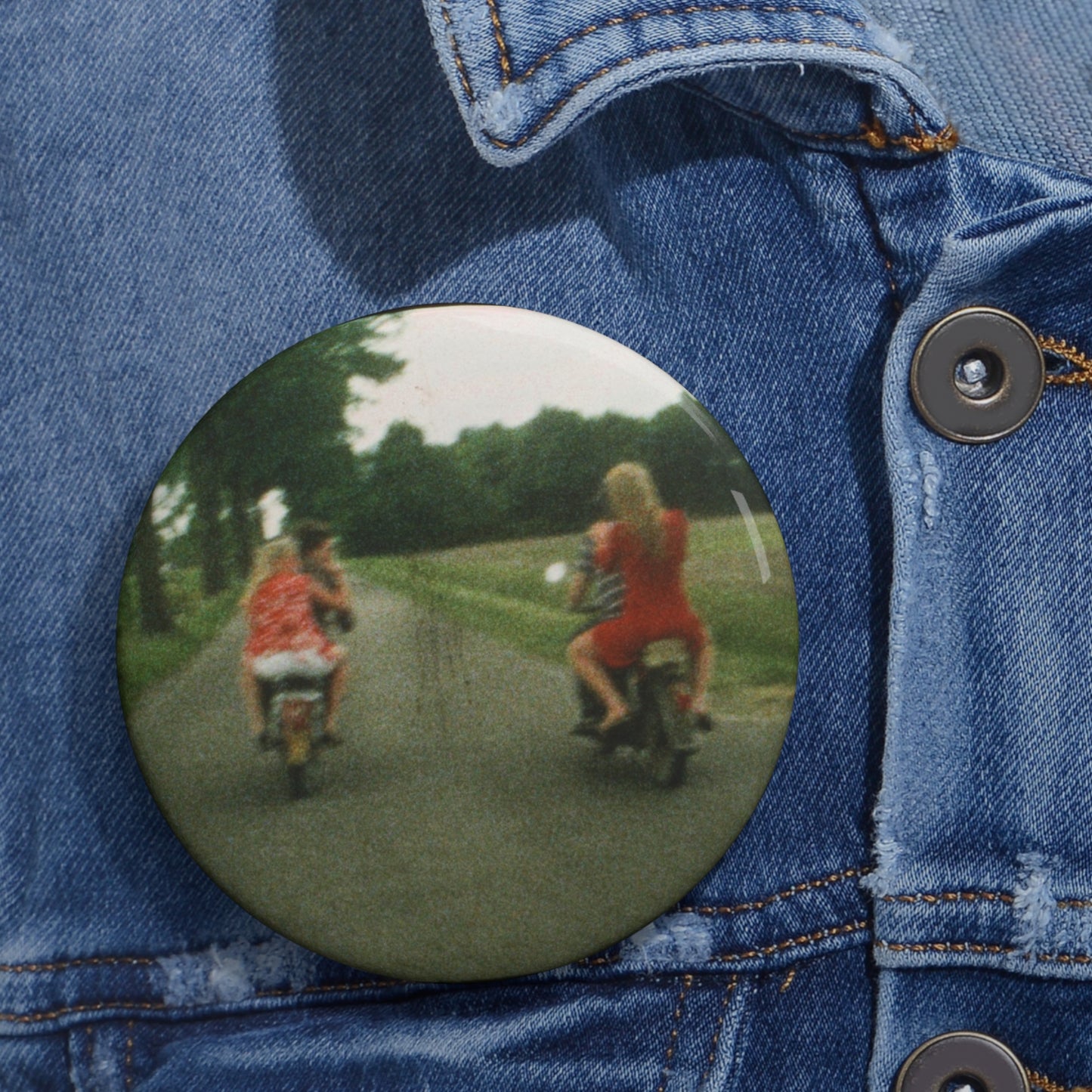 Pin Button Moped Love